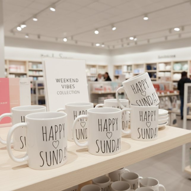 LYCKLIG SÖNDAG KAFFEMUGG (Skapare uppladdad)