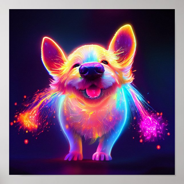 Lycklig, söt marionett poster (Framsidan)