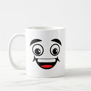 Lycklig Soy Ansikte-kaffe Mugg