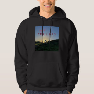 Lycklig-spårningsdagen Hoodie