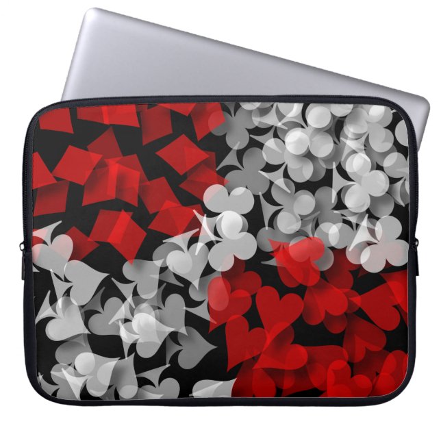 Lycklig spelare laptop sleeve (Framsidan)