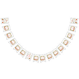 Lycklig Spöken Boothday Rosa Birthday Vimplar