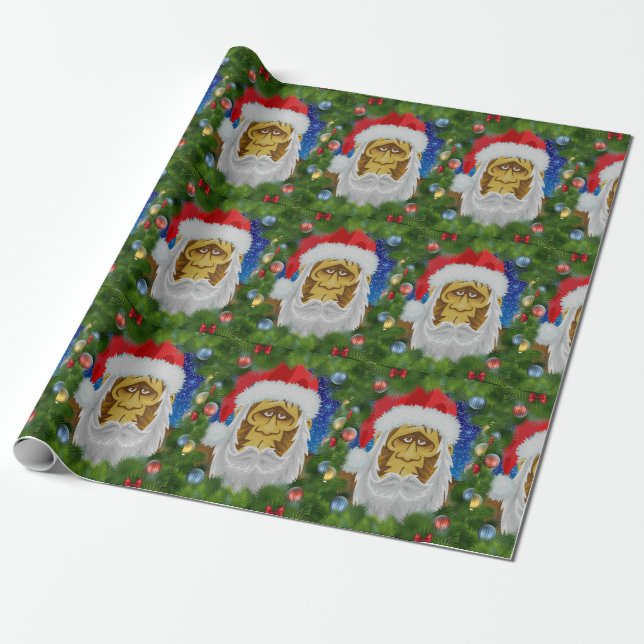 LYCKLIG SQUATCHMAS PRESENTPAPPER (Utrullad)