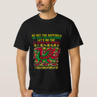 Lycklig St. David's Day T-shirt Design