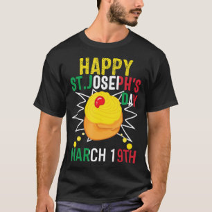 Lycklig St Josephs Day Jesus Christian Marc T Shirt