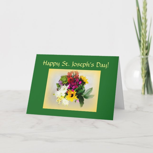 Lycklig St. Joseph's Day Kort (Framsida)