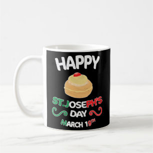 Lycklig St Josephs Day Sfingi Zeppole Kaffemugg