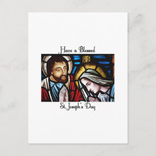 Lycklig St. Joseph's Day Vykort