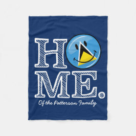 Lycklig St. Lucian Flagga House Warmer Fleecefilt