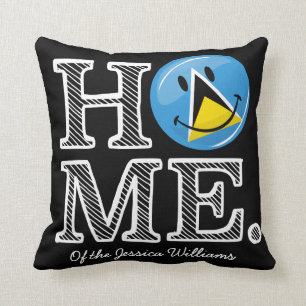 Lycklig St. Lucian Flagga House Warmer Kudde