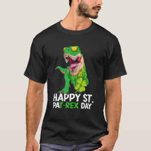 Lycklig St PARex Dinosaur Saint patrick's day för  T Shirt
