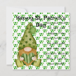 Lycklig St. Pat Julkort