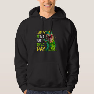 Lycklig St Pat Rex-dagen Småbarn Kids Dino Saint P Hoodie