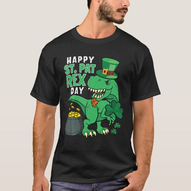 Lycklig St Pat Rex-dagen | St patricks day Småbarn T Shirt (Framsida)