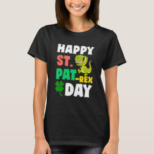 Lycklig St Pat Rex-dagen T Shirt