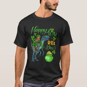 Lycklig St Pat Rex Saint patrick's day Dinosaur Gi T Shirt