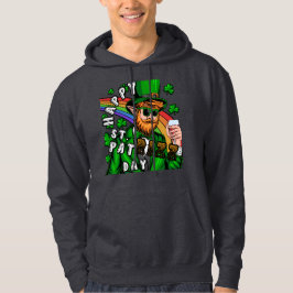 Lycklig St. Pat Rizz-dagen Hoodie