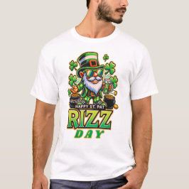 Lycklig St Pat Rizz-dagen T Shirt