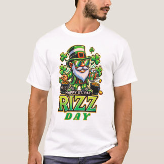 Lycklig St Pat Rizz-dagen T Shirt