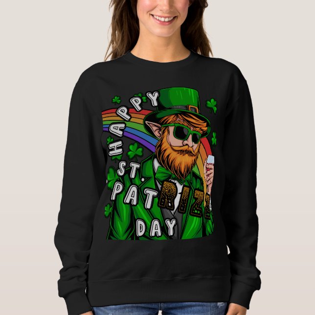 Lycklig St. Pat Rizz-dagen T Shirt (Framsida)