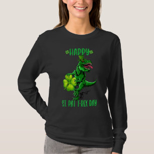 Lycklig St Pat Trex-dagen Dino Småbarn Boys St Pat T Shirt