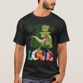 Lycklig St Pat Trex Day, Dino St patrick's day Tod T Shirt