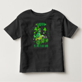 Lycklig St Pat Trex Day Dinosaur Småbarn St Patric T Shirt