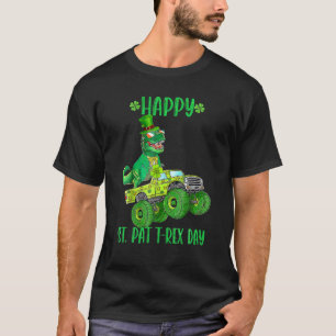 Lycklig St Pat Trex Day Funny Patricks Day Dinosau T Shirt
