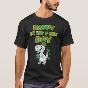 Lycklig St Pat Trex Day Manar Women Kids St Patric T Shirt