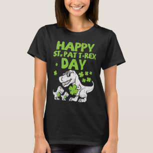Lycklig St Pat Trex Day T Rex Dinosaur St Patrick' Shirt