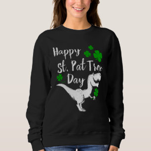 Lycklig St Pat Trex Day T Shirt Dinosaur St Patric