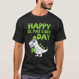 Lycklig St Pat Trex Day Trex Funny St patrick's da T Shirt