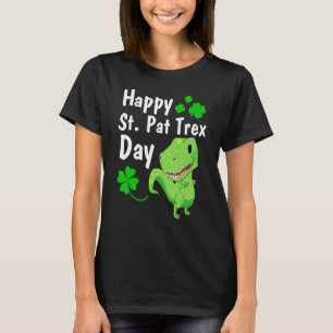 Lycklig St Pat Trex Dinosaur St patrick's day T Shirt