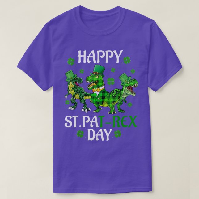 Lycklig St Patre Day Saint patrick Dinosaur Boys G T Shirt (Design framsida)