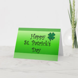 Lycklig St. Patrick's dag Kort