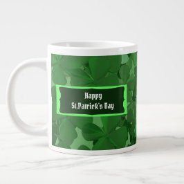 Lycklig St.Patrick-dagen Giant Coffee Mugg Jumbo Mugg