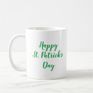 Lycklig St. Patrick Day Grönt Kaffemugg
