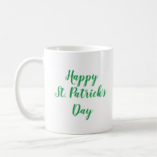 Lycklig St. Patrick Day Grönt Kaffemugg
