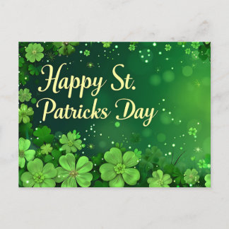 Lycklig St. Patrick-Day Postcard Helg Vykort