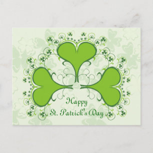 Lycklig St. Patrick-Day Postcard Vykort