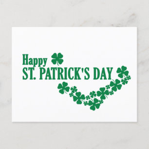 Lycklig St. Patrick-Day Postcard Vykort
