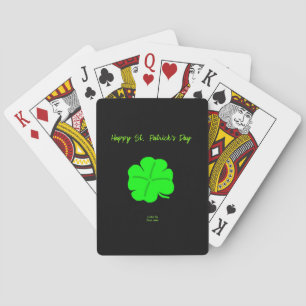 Lycklig St. Patrick-Day, uppspelningskort Casinokort