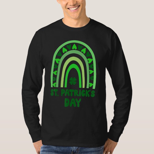 Lycklig St Patrick S Day 2022 Rainbow Celebrate Ro T Shirt (Framsida)