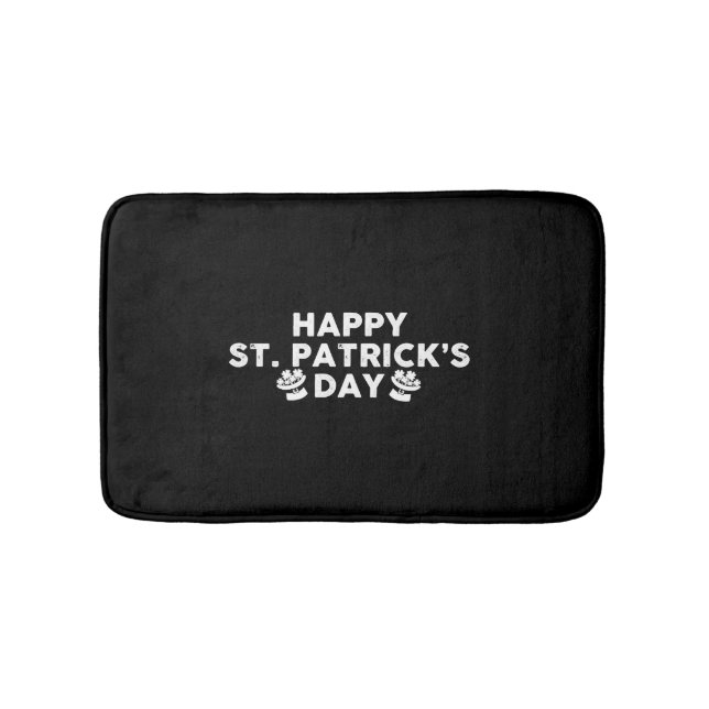 Lycklig St Patrick S Day Badrumsmatta (Framsidan)