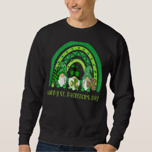 Lycklig St Patrick S Day Funny Saint patrick Irish Lång Ärmad Tröja