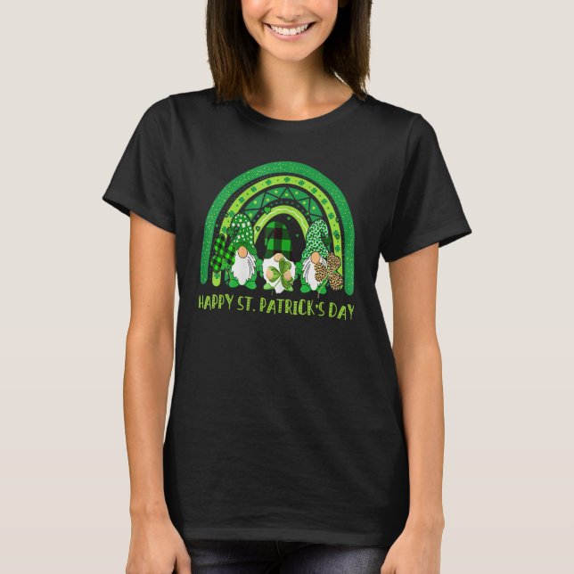 Lycklig St Patrick S Day Funny Saint patrick Irish T Shirt (Framsida)