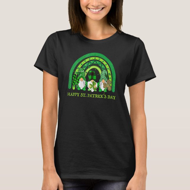 Lycklig St Patrick S Day Funny Saint patrick Irish T Shirt (Framsida)