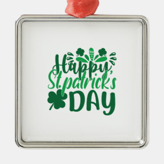 Lycklig St Patrick S Day Julgransprydnad Metall