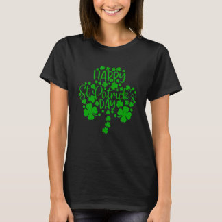Lycklig St Patrick S Day Shamrock Klöver Manar Kvi T Shirt