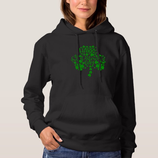 Lycklig St Patrick S Day Shamrock Klöver Manar Kvi T Shirt (Framsida)